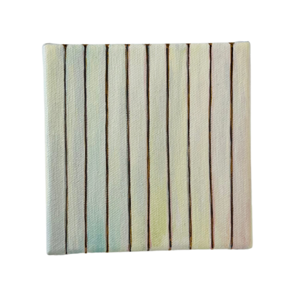 "Find Your Glow" Acrylic Painting on Small Canvas 5" x 5"