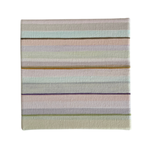 "Raise Your Vibration" Acrylic Painting on Canvas 5" x 5"